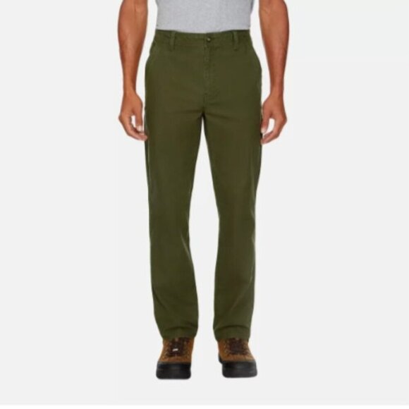NEW Weatherproof Vintage Mens 36x30 Regular Fit Lined Pants Green - Picture 1 of 11